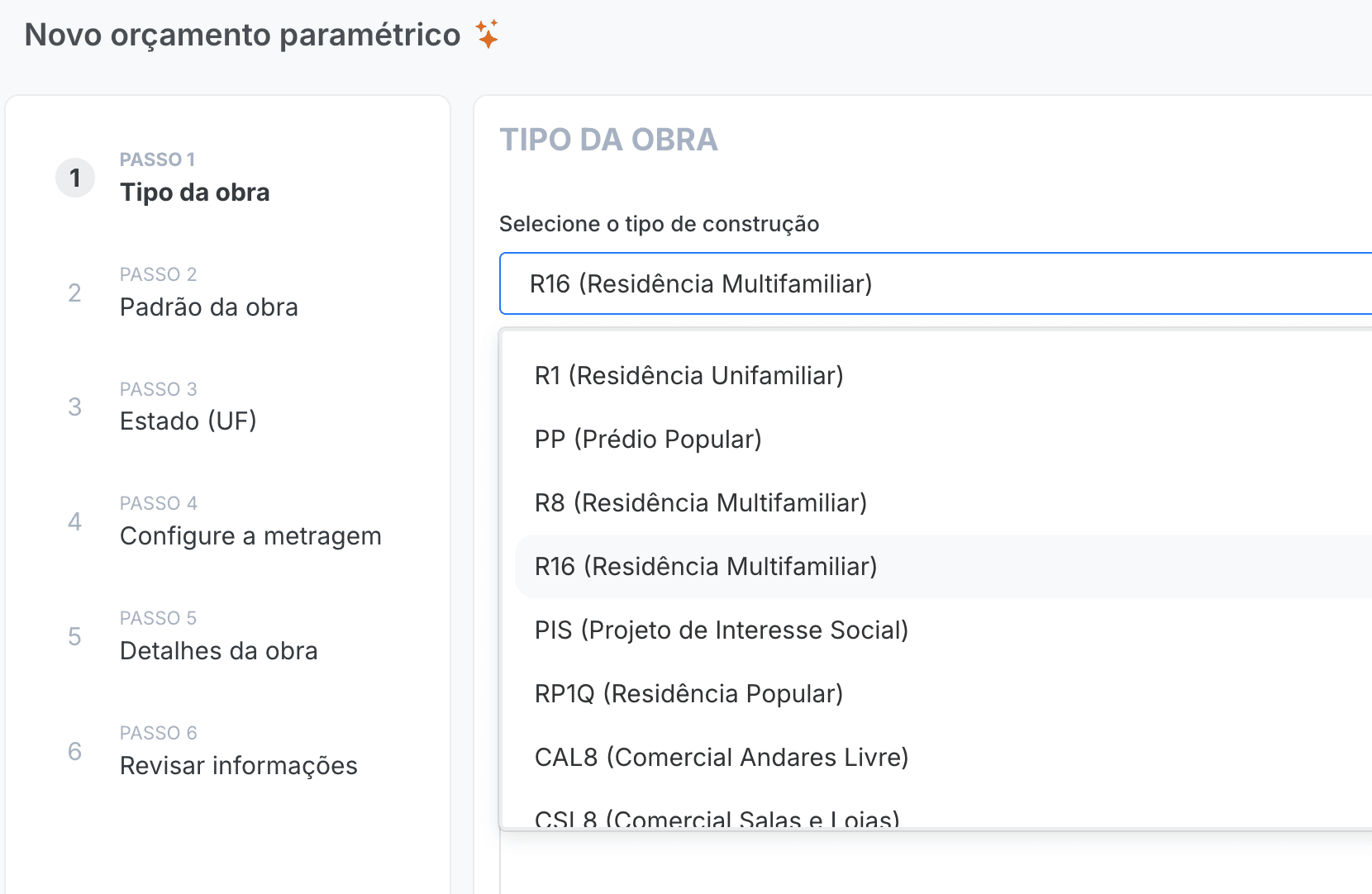 Orçamento paramétrico